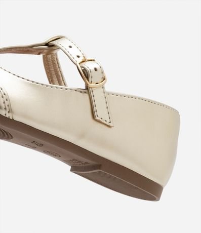 Zapatilla Infantil Metalizada con Cierre de Hebilla - Talle  20 al 27 3