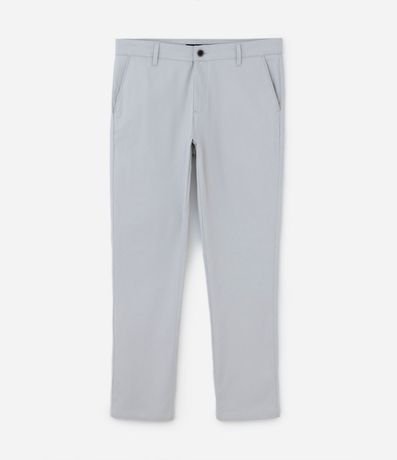 Pantalón Slim en Sarga Sastrería con Bolsillos 5