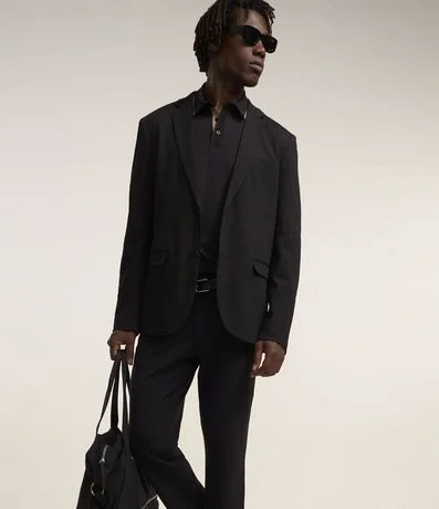 Pantalón Slim en Sarga Sastrería con Bolsillos 2