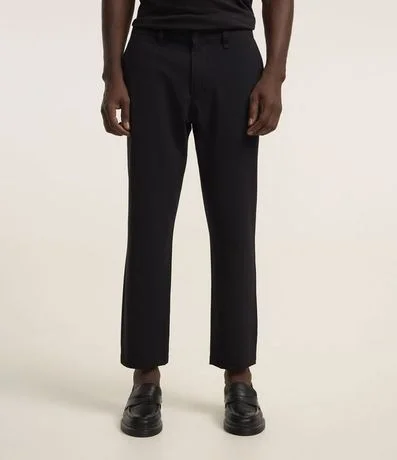 Pantalón Slim en Sarga Sastrería con Bolsillos 3