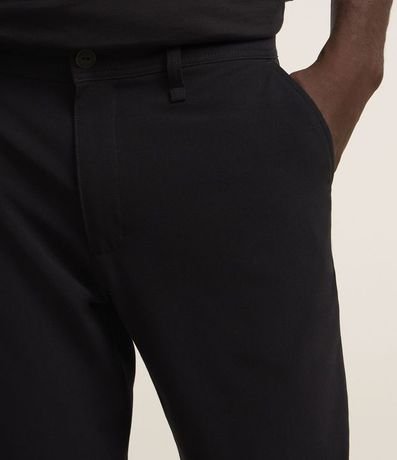 Pantalón Slim en Sarga Sastrería con Bolsillos 4