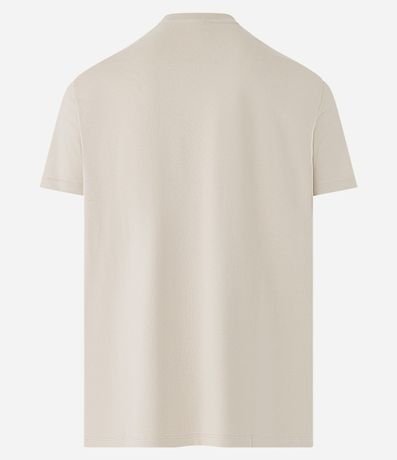 Remera Comfort Básica en Media Malla con Textura y Manga Corta 2