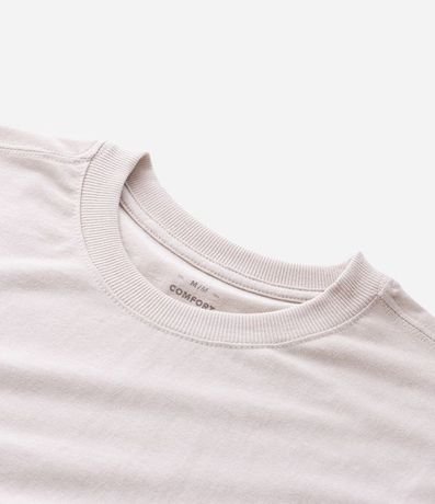 Remera Comfort Básica en Media Malla con Textura y Manga Corta 9