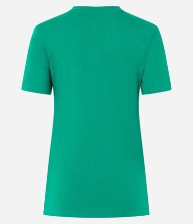 Blusa Básica en Algodón con Escote V 7