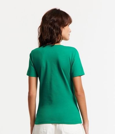 Blusa Básica en Algodón con Escote V 5