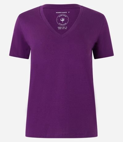 Blusa Básica en Algodón con Escote V 8