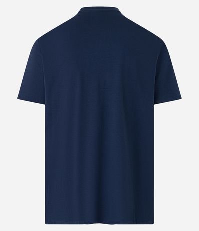 Remera Comfort en Media Malla con Estampa de Faro y Lettering 5