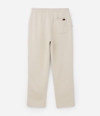 Pantalón Recto en Algodón con Bolsillos y Lazo en la Cintura 8