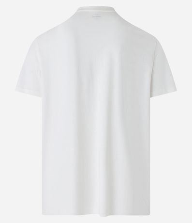 Remera Comfort Básica en Media Malla con Textura y Manga Corta 2