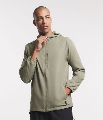 Campera Deportiva con Puños Ajustados y Capucha