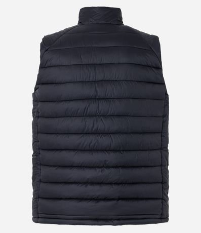 Chaleco Puffer Deportivo con Cuello Alto y Gajos 7