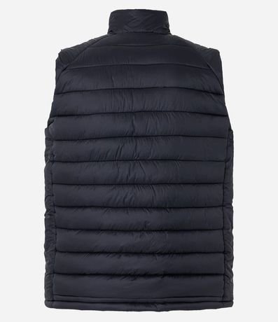 Chaleco Puffer Deportivo con Cuello Alto y Gajos 6