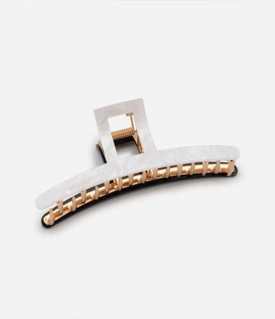 Pinza para el Pelo Grande Bicolor Mitad y Mitad 1