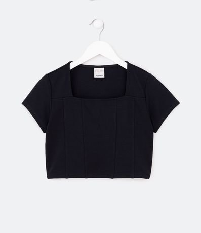 Blusa Infantil con Costuras Delanteras - Talle 5 a 14 años 1