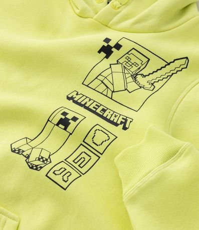 Buzo Canguro Infantil con Estampado del Minecraft - Talle 5 a 14 años 5