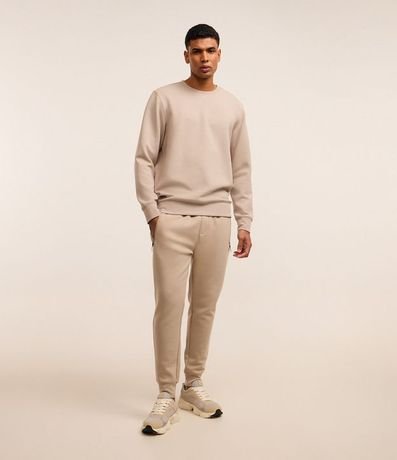 Pantalón Deportivo Liso en Algodón
