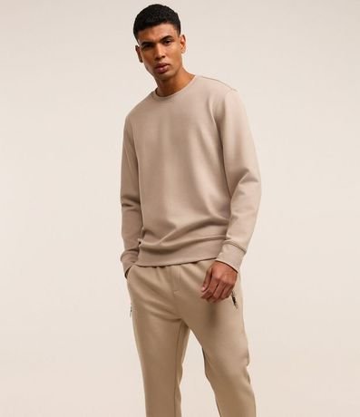 Pantalón Deportivo Liso en Algodón 4