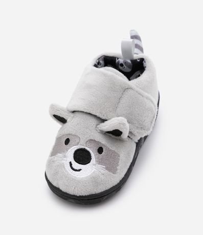 Pantufla Infantil Cerrada con Bordado de Mapache - Talle 19 al 28 4