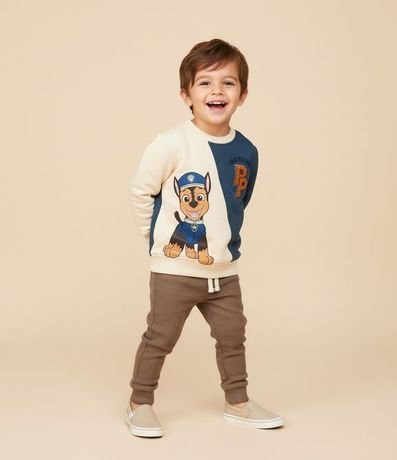 Buzo Infantil con Estampado Chase de la Paw Patrol - Talle 2 a 5 años