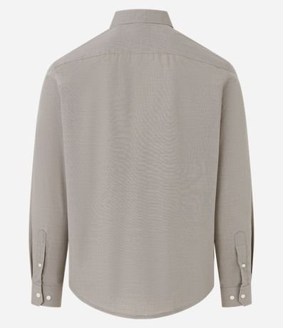Camisa Regular Básica en Algodón con Manga Larga 6