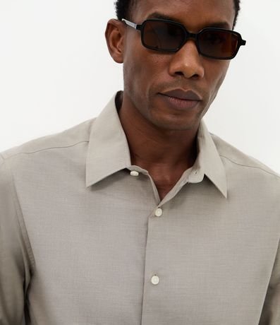 Camisa Regular Básica en Algodón con Manga Larga 2