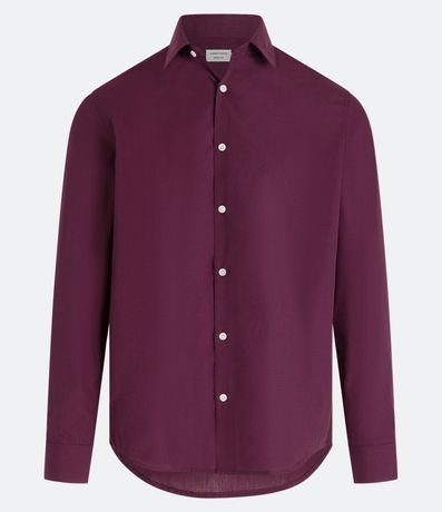 Camisa Regular Básica en Algodón con Manga Larga 6