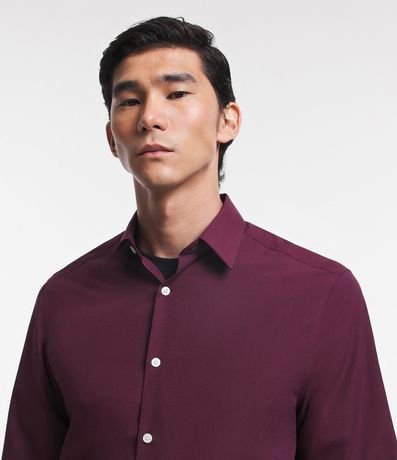 Camisa Regular Básica en Algodón con Manga Larga 4