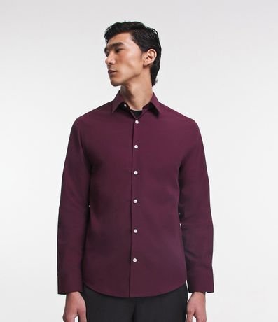 Camisa Regular Básica en Algodón con Manga Larga 5