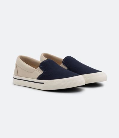 Championes Slip On Infantiles Bicolor - Talle 28 al 37 5