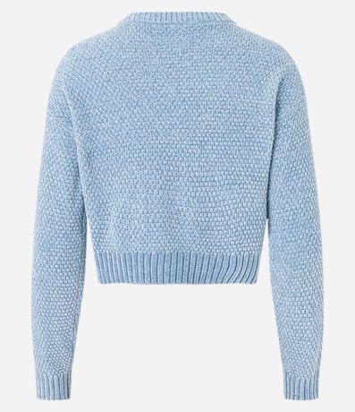 Buzo Corto de Punto en Chenille 8