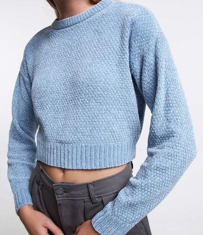 Buzo Corto de Punto en Chenille 5