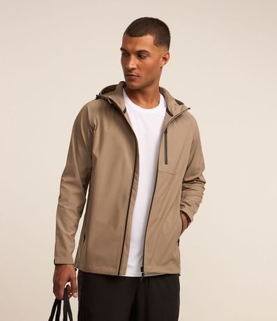 Campera Deportiva Resistente a Agua y con Capucha
