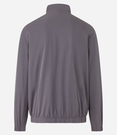 Campera Bomber con Cuello Alto y Bolsillos 2