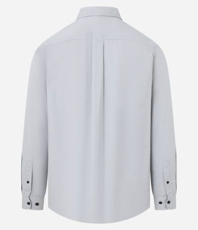 Camisa Manga Larga en Sarga con Bolsillos 8