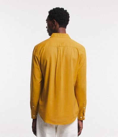 Camisa Comfort Básica en Lino Manga Larga 5