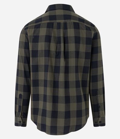 Camisa Manga Larga en Franela de Cuadros 7
