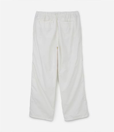 Pantalón Parachute en Sarga con Ajuste en la Cintura 2