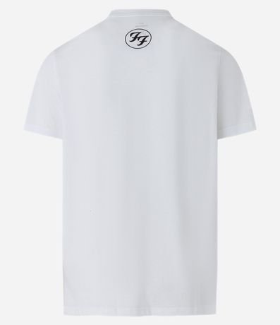 Remera en Media Malla con Estampado Foo Fighters 2