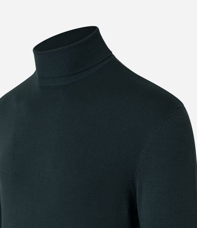 Buzo Slim Liso con Cuello Alto 8