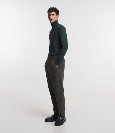 Buzo Slim Liso con Cuello Alto 5