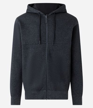 Saco Básico Deportivo en Algodón con Capucha y Cierre Delantero 5