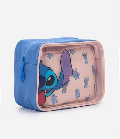 Kit 02 Necesaires Rectangular con Estampa Stitch