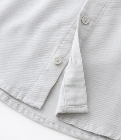 Camisa Infantil en Terciopelo Cotelê con Pequeño Bolsillo - Talle 1 a 5 años 4