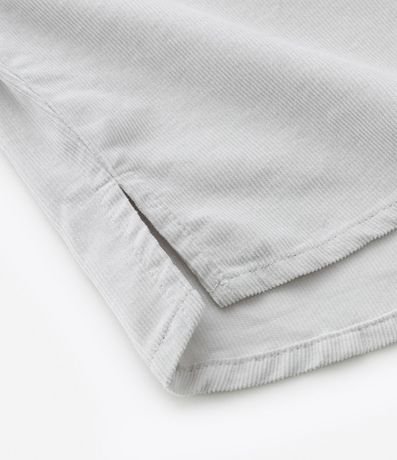 Camisa Infantil en Terciopelo Cotelê con Pequeño Bolsillo - Talle 1 a 5 años 5