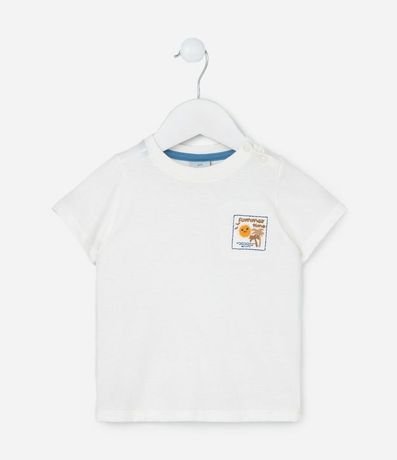 Conjunto Infantil en Algodón con Bordado en el Pecho - Talle 3/6 a 18 meses 2