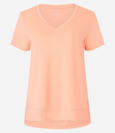 Remera Deportiva Ligera con Manga Corta y Bajo Mullet 6