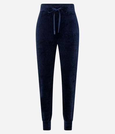 Pantalón Jogger Deportivo en Plush con Cordón en la Cintura 5