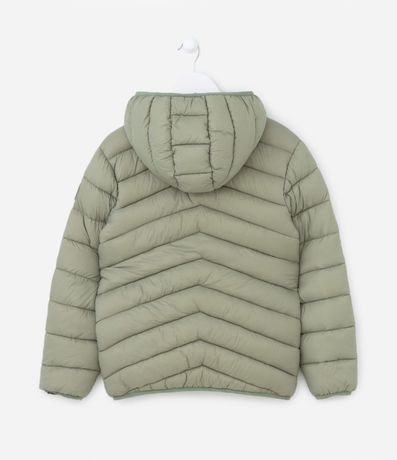 Campera Infantil Puffer con Capucha - Talle 5 a 14 años 2