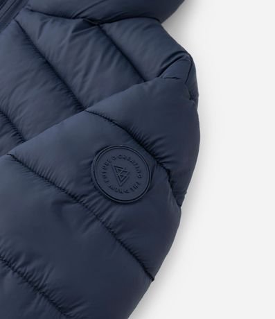 Campera Infantil Puffer con Capucha - Talle 5 a 14 años 3