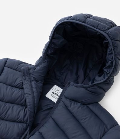 Campera Infantil Puffer con Capucha - Talle 5 a 14 años 5